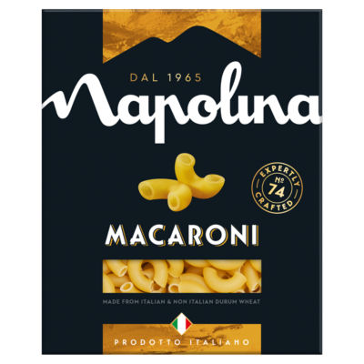 Napolina Macaroni 500g, folic acid free