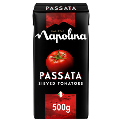 Napolina Passata Sieved Tomatoes 500g, folic acid free