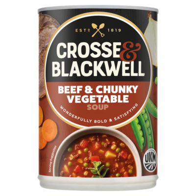 Crosse & Blackwell Beef & Chunky Vegetable Soup 400g