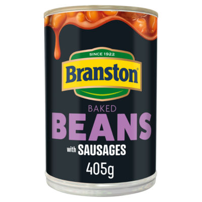 Branston Baked Beans With Sausages 405G