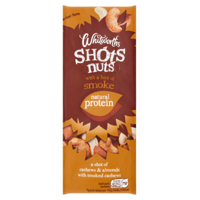 Whitworths Shots Nuts with a Hint of Smoke 25g