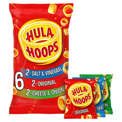 Hula Hoops Variety Multipack Crisps 6 Pack