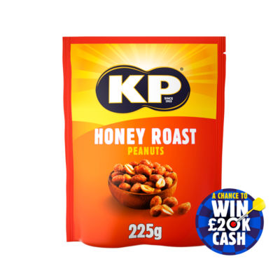 Kp Honey Roast Peanuts 225G