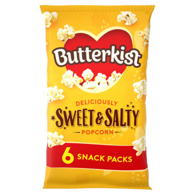 Butterkist Sweet & Salty Popcorn 6 Pack
