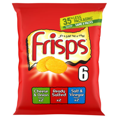 Frisps Assorted Crisps 6X25.5G
