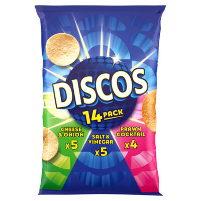 Discos Variety Multipack Crisps 14 Pack