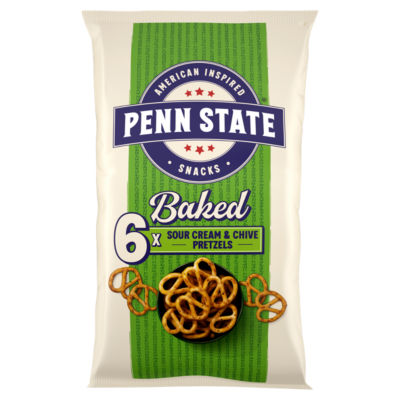 Penn State Sour Cream & Chive Multipack Pretzels 6 Pack
