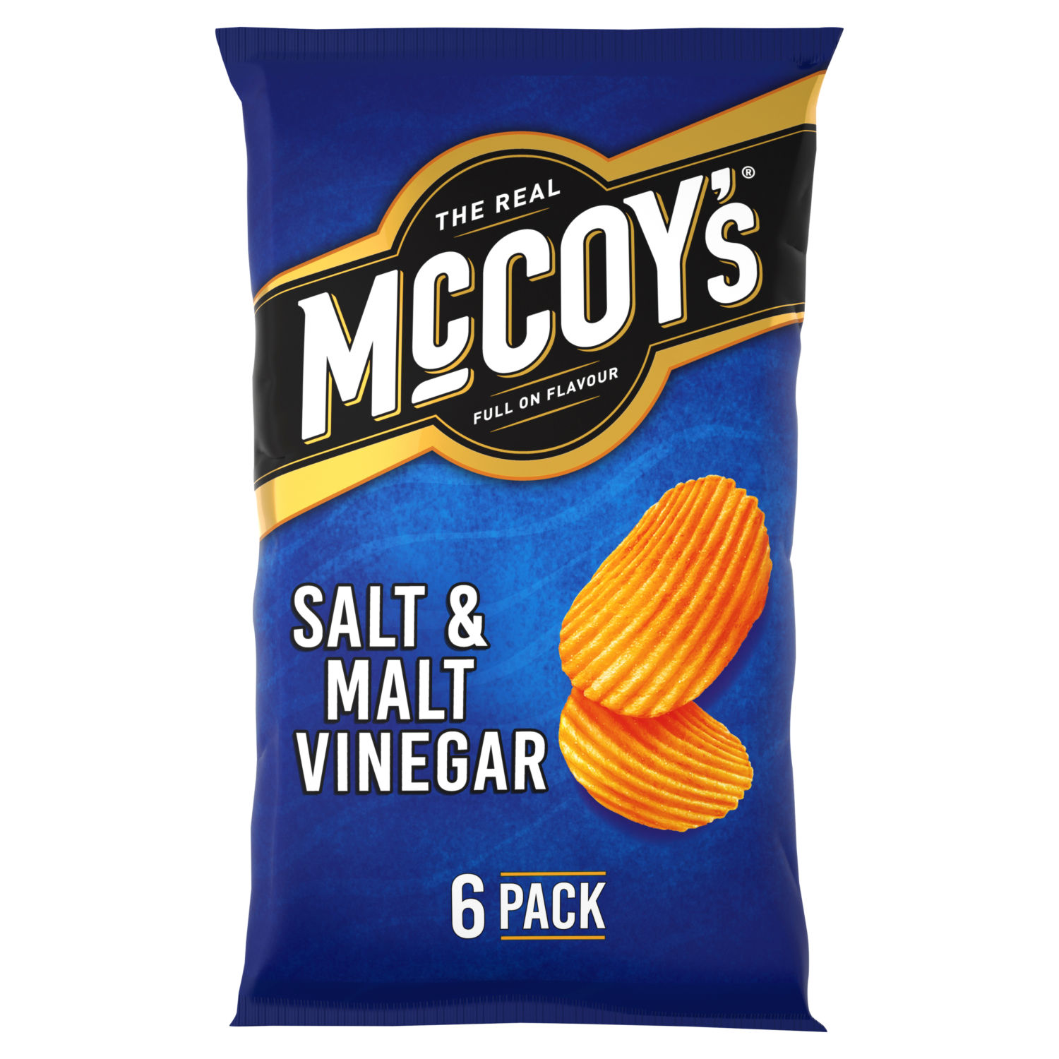 McCoy's Salt & Malt Vinegar Crisps 6 Pack