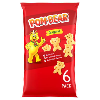 Pom Bear Original Multipack Crisps 6x13g