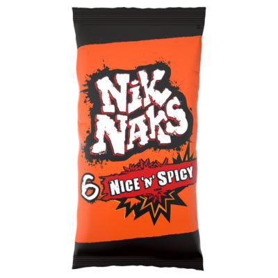 Nik Naks Nice 'N' Spicy Multipack Crisps 6x20g