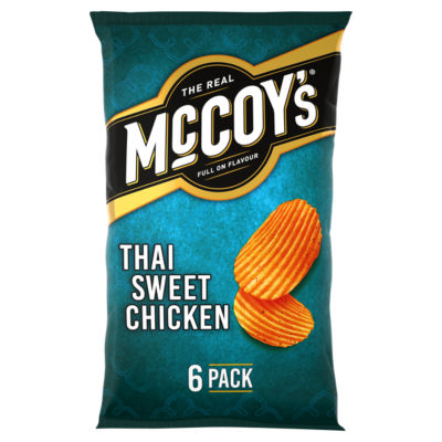 McCoys Thai Sweet Chicken Multipack Crisps 6x25g