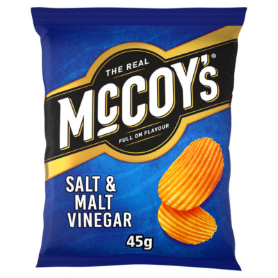 McCoys Salt & Vinegar Grab Bag Crisps 45G