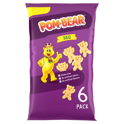 Pom Bear Pom-Bear BBQ Multipack Crisps 6x13g