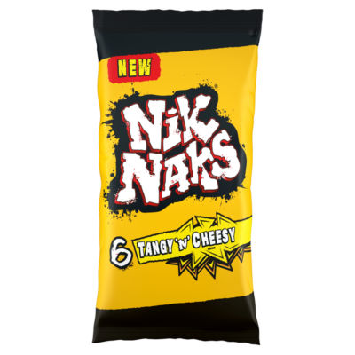 Nik Naks Tangy 'N' Cheesy Multipack Crisps 6 Pack