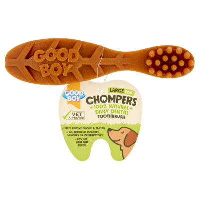 Good Boy Chompers 100% Natural Dental Toothbrush Large Dog 1pk 65g