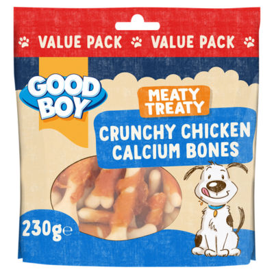 Good Boy Meaty Treaty Crunchy Chicken & Calcium Bones 230g