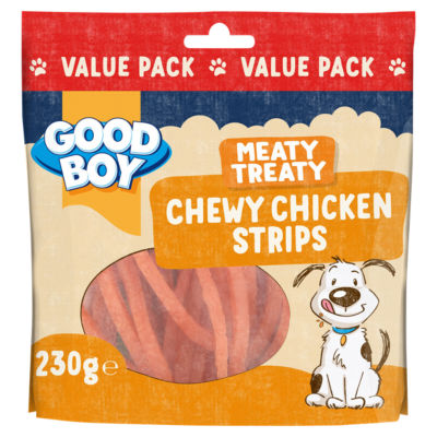 Good Boy Meaty Treaty Chewy Chicken Strips 230g