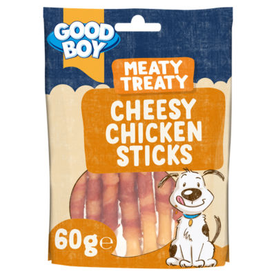 Good Boy Meaty Treaty Cheesy Chicken Sticks 60g