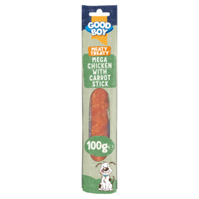 Good Boy Meaty Treaty Mega Chicken with Carrot Stick 100g