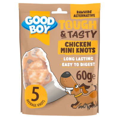 Good Boy Tough & Tasty Dog Treats Mini Knots 60g