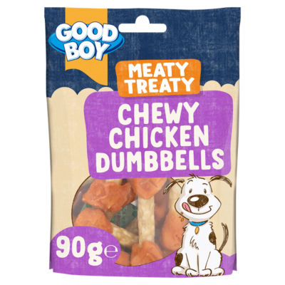 Good Boy Meaty Treaty Chewy Chicken Dumbbells 90g