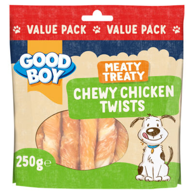 Good Boy Meaty Treaty Chewy Chicken Twists 250g