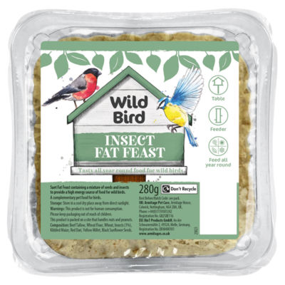 Insect & Seed Fat Feast Bird Food