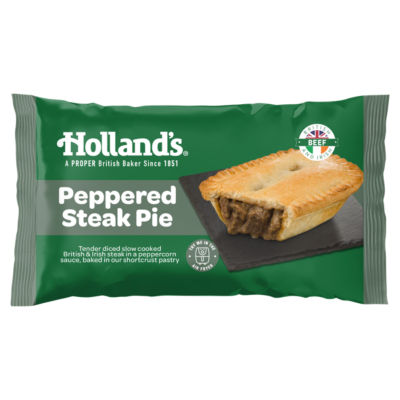 Holland's Peppered Steak Pie
