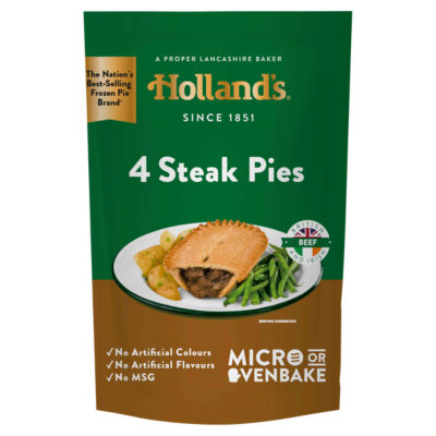 Hollands Holland's Steak Pies 4 Pack