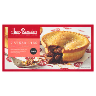 Harry Ramsdens 2 Steak Pies