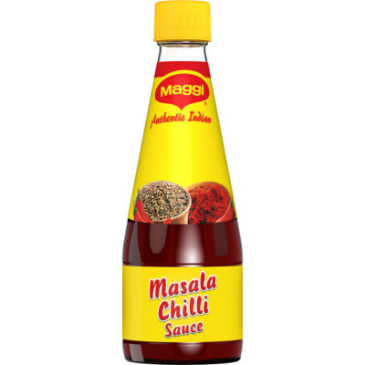 Maggi Authentic Indian Spicy Masala Chilli Dipping And Cooking Sauce 400G