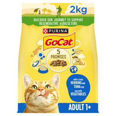 Go-Cat Herring and Tuna Dry Cat Food 2kg