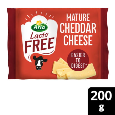 Arla Lactofree Mature Cheddar Cheese 200G