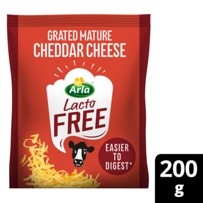 Arla Lactofree Mature Cheddar Grated Cheese 200G