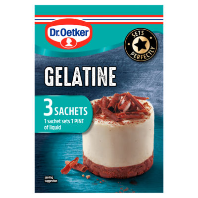 Dr. Oetker Gelatine Sachet 3 X 12G