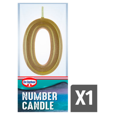 Dr Oetker Number 0 Candle