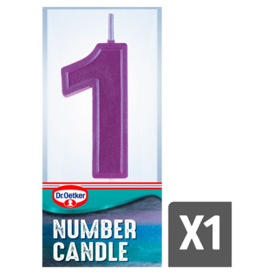 Dr Oetker Number 1 Candle