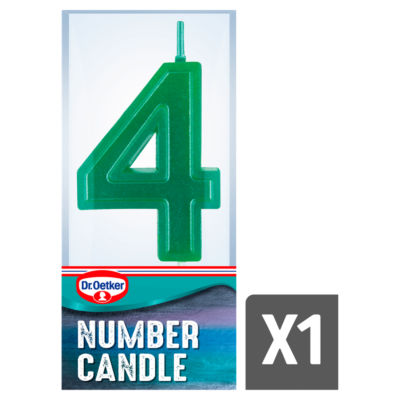 Dr Oetker Number 4 Candle