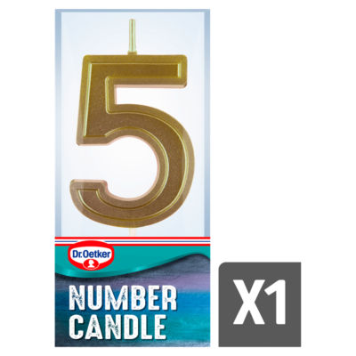 Dr Oetker Number 5 Candle