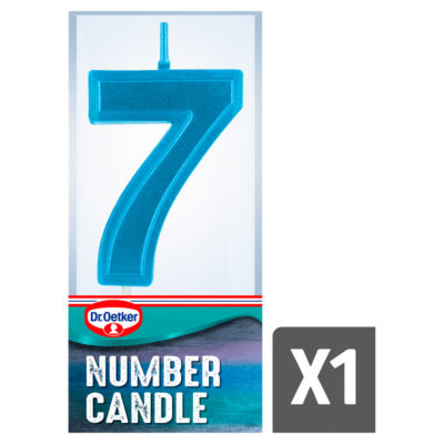 Dr Oetker Number 7 Candle