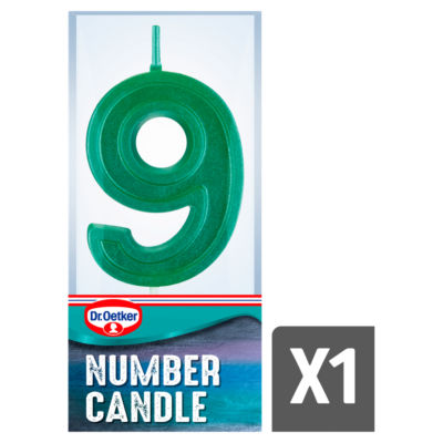 Dr Oetker Number 9 Candle