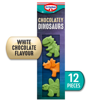 Dr Oetker 12 White Chocolatey Dinosaurs 20G