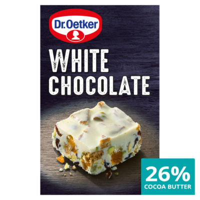 Dr Oetker Dr. Oetker White Chocolate 26% Cocoa 100G