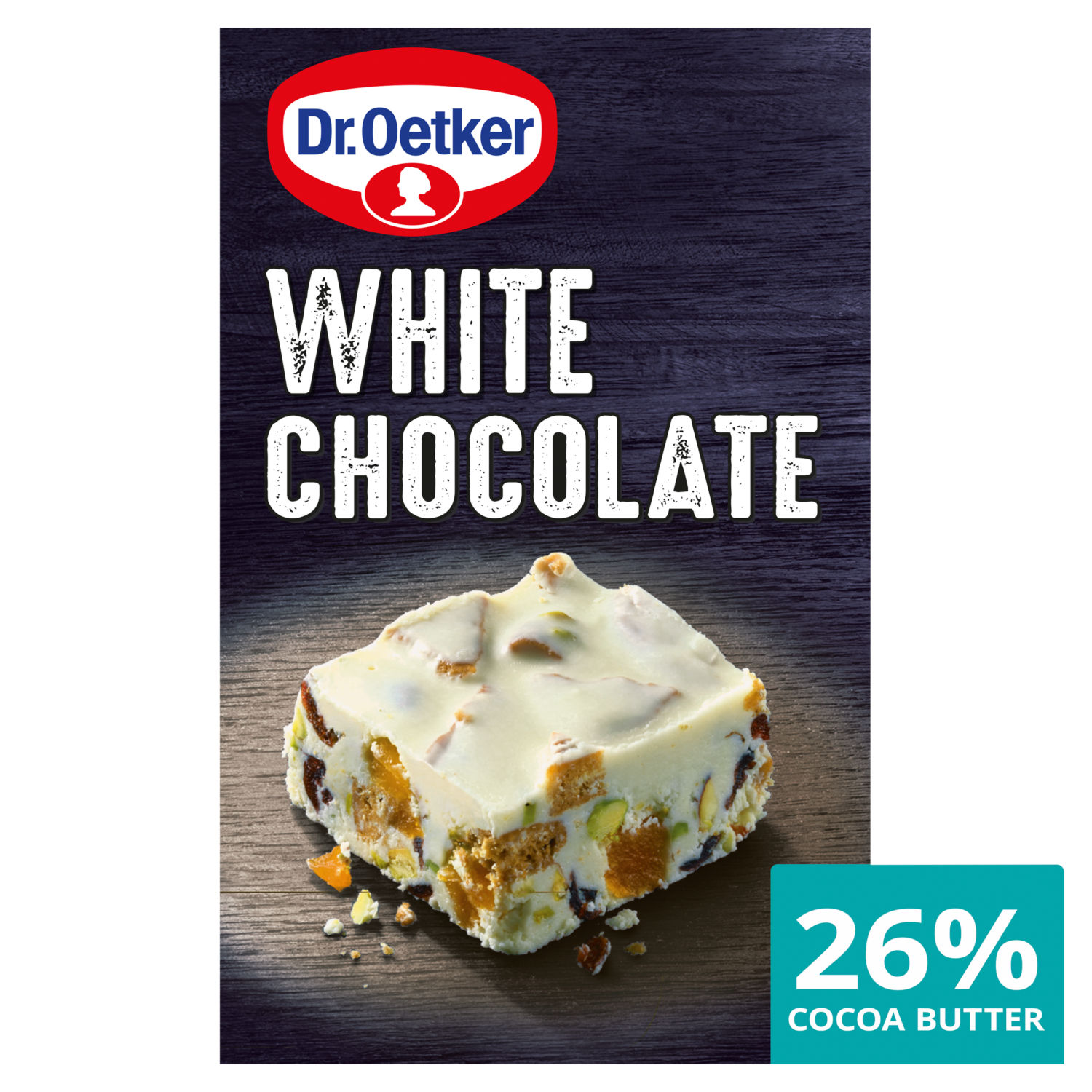 Dr Oetker White Chocolate Baking Bar 100g