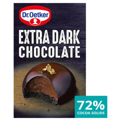 Dr Oetker Dr. Oetker Extra Dark Chocolate 72% 100g
