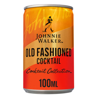 Johnnie Walker Old Fashioned Whisky Cocktail 20.5% Vol 100Ml Can