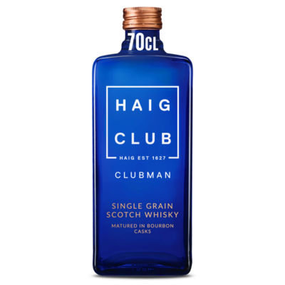 Haig Club Club Clubman Single Grain Scotch Whisky 40% vol 70cl Bottle