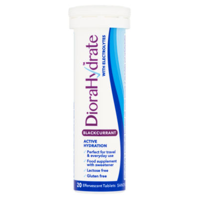 Diorahydrate 20 Blackcurrant Effervescent Tablets