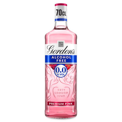 Gordon's Premium Pink Alcohol Free Spirit 0.0% Vol 70Cl
