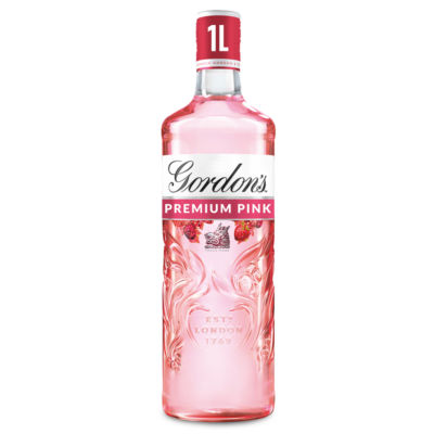 Gordon's Premium Pink Gin Based Flavoured Spirit Drink 35% vol 1L Bottle